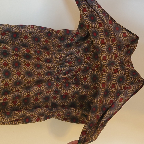 Gibson Romper Cute Patterned Size Medium Shorts Pockets! - Picture 7 of 12